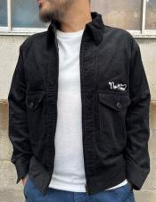 NORTH NO NAME/NNN CORDUROY WORK JACKET (BLK)