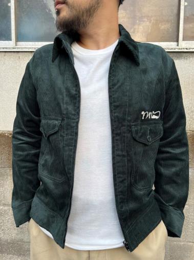 NORTH NO NAME/NNN CORDUROY WORK JACKET (GRN)