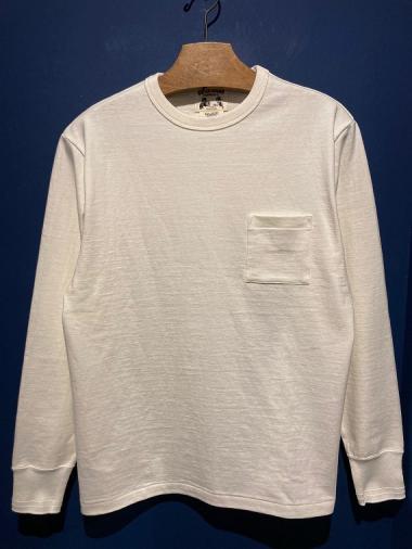 GLAD HAND / ROYAL POCKET L/S T-SHIRTS (WHT)