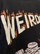 WEIRDO  PSYCHO FLAMES - L/S HENRY T-SHIRTS (BLACK)