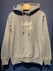 EDWARD LOW / ”LOW!” SWEAT PARKA (BLUE)