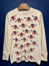 WEIRDO / WARNING FINK - L/S T-SHIRTS (WHITE)