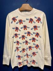 WEIRDO / WARNING FINK - L/S T-SHIRTS (WHITE)