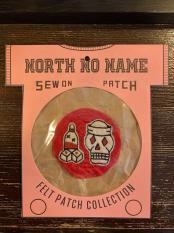 North No Name　FELT PATCH (SKULL)