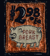 North No Name　FELT PATCH (PORK BREAST)