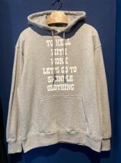 EDWARD LOW ”CRUEL WORLD” SWEAT PARKA (GRAY)