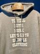 EDWARD LOW ”CRUEL WORLD” SWEAT PARKA (GRAY)