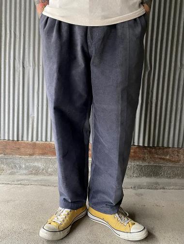 NORTH NO NAME/ TWO TUCK CORDUROY TROUSERS(GRY)
