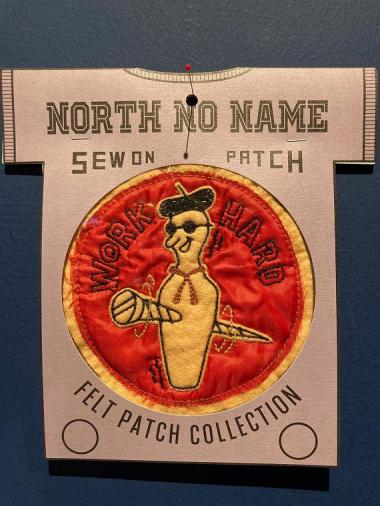 North No Name　FELT PATCH (WORK HARD)