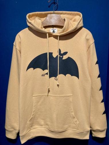 EDWARD LOW ”Bats” SWEAT PARKA (YELLOW)