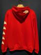 EDWARD LOW ”Bats” SWEAT PARKA (RED)