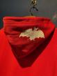 EDWARD LOW ”Bats” SWEAT PARKA (RED)