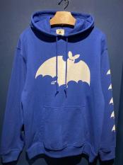 EDWARD LOW ”Bats” SWEAT PARKA (BLUE)