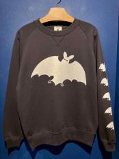 EDWARD LOW ”Bats” SWEAT (NAVY)