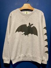 EDWARD LOW ”Bats” SWEAT (GRAY)