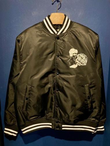 EDWARD LOW×Fz ”Cabaret” STADIUM JACKET (BLACK)