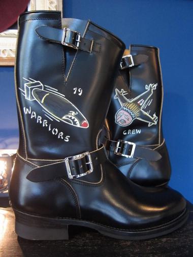 NORTH NO NAME/HAND PAINTED ENGINEER BOOTS