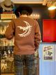 EDWARD LOW ”Crescent Moon” SWEAT (BROWN)