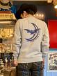 EDWARD LOW ”Crescent Moon” SWEAT (GRAY)