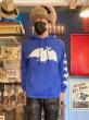 EDWARD LOW ”Bats” SWEAT PARKA (BLUE)