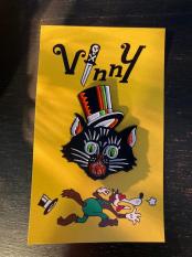 Vinny  ”HAT CAT” PINS